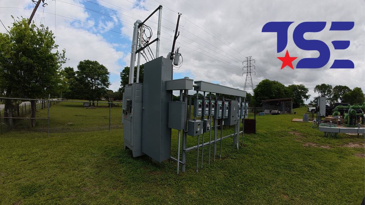 Transfer switch and distribution equipment for a generator installation